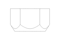 Hexagon nut M20 A4 DIN985