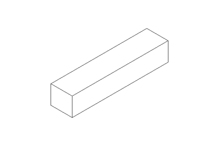 Passfeder DIN6885-1 B 36x8x7 1.0503+CR