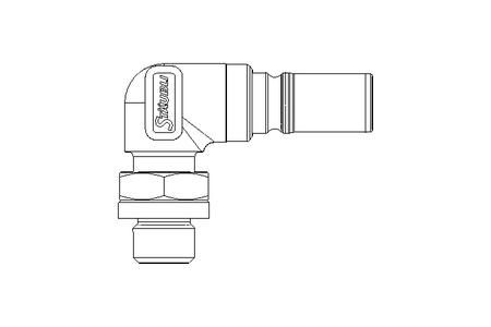 HOSE COUPLING  1/4" A.G./RE