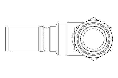 HOSE COUPLING  1/4" A.G./RE