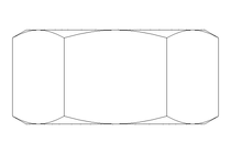 Hexagon nut M24x1.5 A4 DIN934