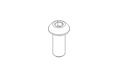 Flat head screw M8x20 A2 ISO7380