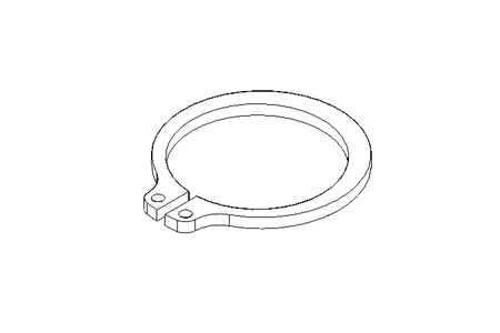 Anel de retenção 28x2 A2 DIN471