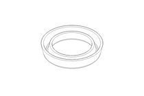 Grooved ring EMX 11.98x16.5x3.6 PTFE