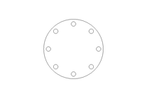 FLANGE DN150 PN16 A2  DIN EN 1092-1