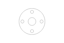 FLANGE  DN25 PN40 A2 DIN EN 1092-1