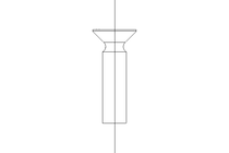 Countersunk head screw M5x20 A2 70