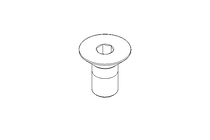 Countersunk head screw M5x10 A2 70