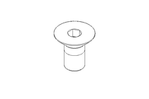 Countersunk head screw M10x20 A2 70