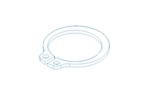 Anel de retenção 16x1 AC DIN471