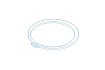 Tear-off ring 85x3 St DIN471