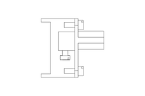 Hinged frame 24B for 6 modules