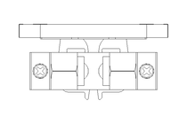 STRAIGHT ACTUATOR W/ BALL ADJUSTMENT