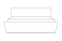 Taper stub SD DN40 1.4404 DIN11851