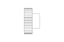 Spur gear M=2 Z=24