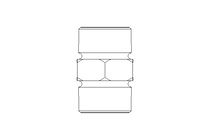 Threaded connector L 10/10 St ISO8434