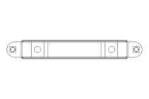 PIPE CLAMP with rubber insert DN200