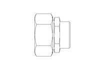 Reducing coupling L 35/28 St ISO8434