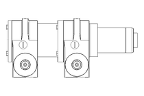 Cross-helical gear