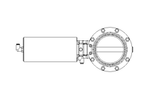 Butterfly valve B DN100 CVC AA E