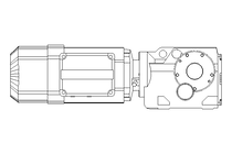 Bevel gear motor 0.55kW 50 1/min