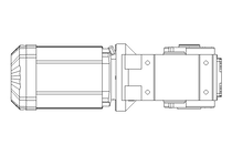 Gear motor 0.55kW 24 1/min