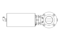 Butterfly valve B DN050 WVM NC E EX