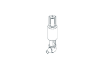 Aseptic seat valve SA DN025 10 NC P