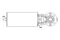 Butterfly valve B DN025 OVO AA F