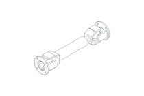 Universal joint shaft D=65 L1=280 L2=310