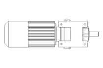 Spur gear motor 0.55kW 47 1/min