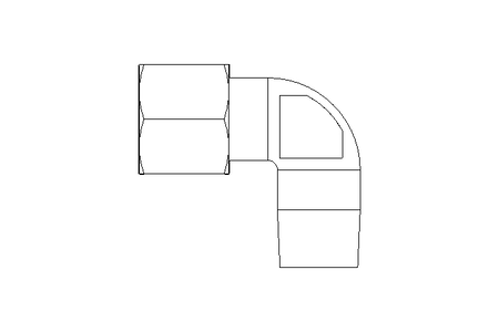 Pipe screw connector LL 8 R1/8" St-Zn