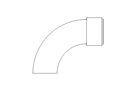 Bogen G2 S 90 Grad DN 1"/ 25 1.4301