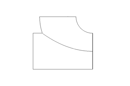 T-Bogen SSS 104x2 1.4404