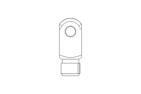 Fork head M10x1.25