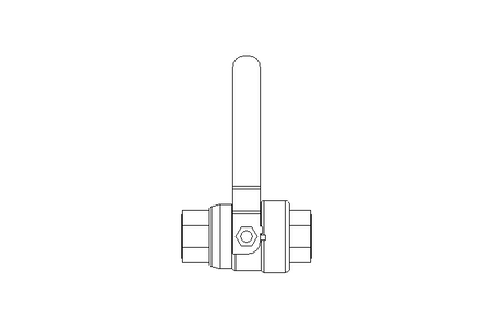 Ball valve 1" PN63 1.4408