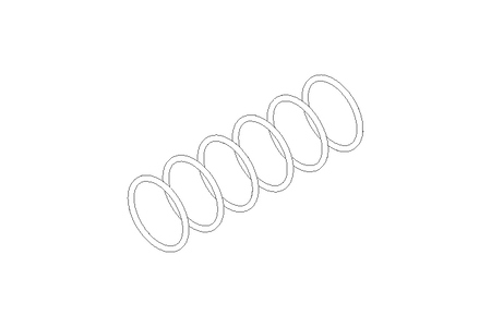 Druckfeder D1=7,6 D2=6,6 L=23 5,8N