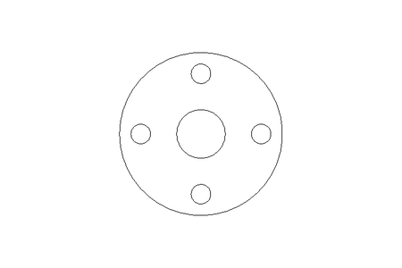 FLANGE  DN25 PN40 A2 DIN EN 1092-1