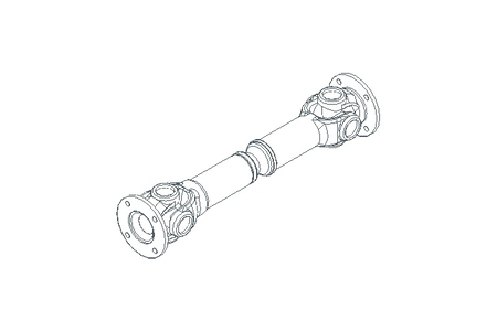 Universal joint shaft D=65 L1=290 L2=370