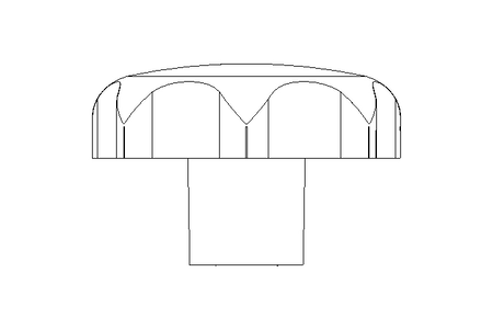 Sterngriff K50 M10x22 FS Ms