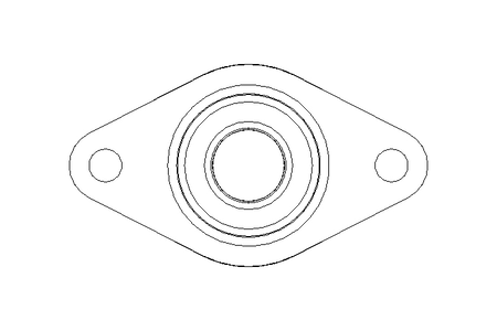 Flange bearing PCJT 25x70x31