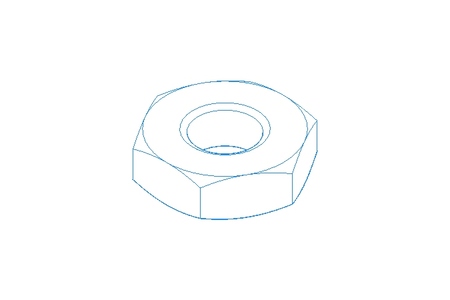 Hexagon nut M4 A2 DIN439