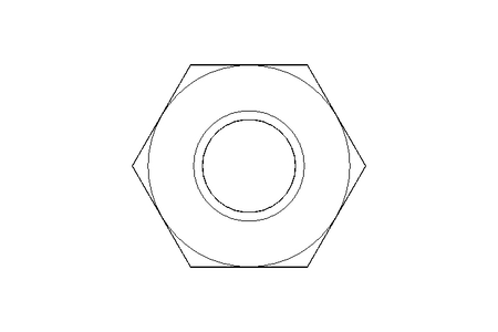 Hexagon nut M4 A2 DIN439