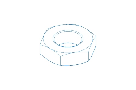 Hexagon nut M10x1 St-Zn DIN439