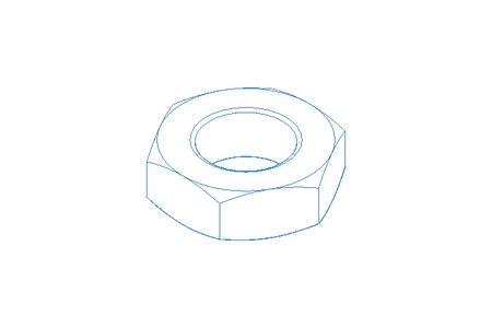 Hexagon nut M24 A2 DIN439