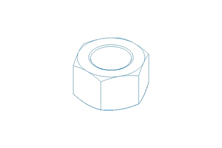 Hexagon nut M24x2 A2 DIN934