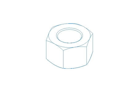 Écrou hexagonal LH M16 A2 DIN934