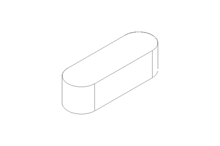 ШПОНКА A 8X7X25 C45K DIN 6885