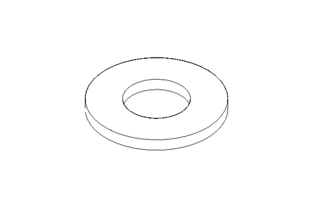 Arandela plana 4,3x9x0,8 PA DIN125