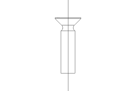 Countersunk head screw M5x20 A2 70